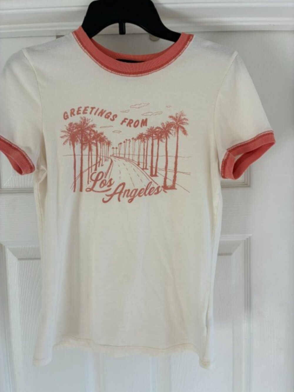 Vinyl Icons tee, Los Angles themed, size small, in great condition